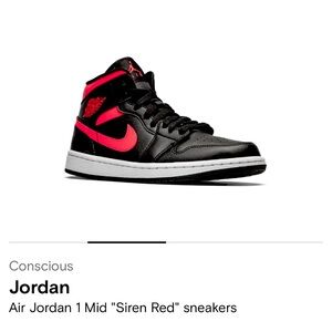Air Jordan Mid Siren size 7.5, excellent condition w/o box